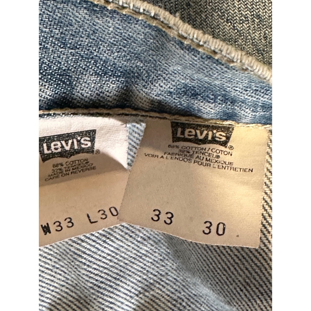 Levis Engineered Jeans Mens 33x30 Light Wash Twisted Seam Denim Blue Relaxed Fit - Picture 4 of 11